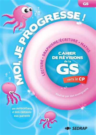 Moi je progresse gs - cahier de vacances -  Collectif - broché