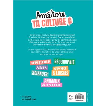 Améliore ta culture G