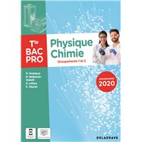 Physique - Chimie Tle Bac Pro G1, G2 (2021) - Pochette élève