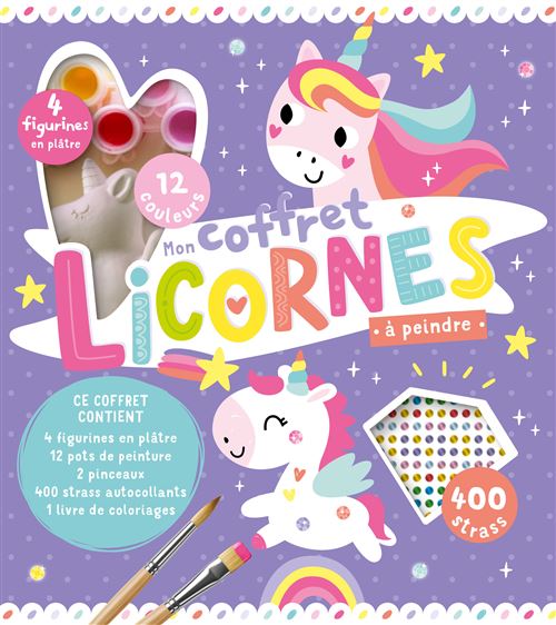Carnet De Coloriage Licorne à L’eau – Kit 3 En 1 Avec 12 Couleurs, Pinceau, Pages Magiques, Sans Désordre, Pour Enfants 3+