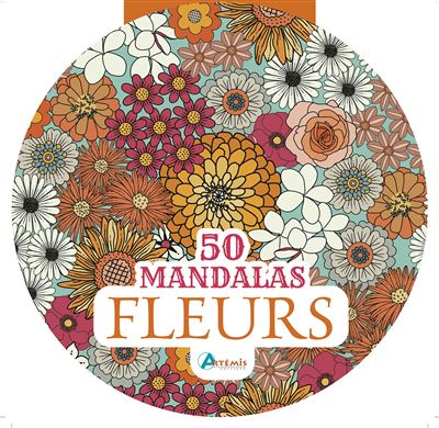 50 mandalas fleurs -  Collectif - broché