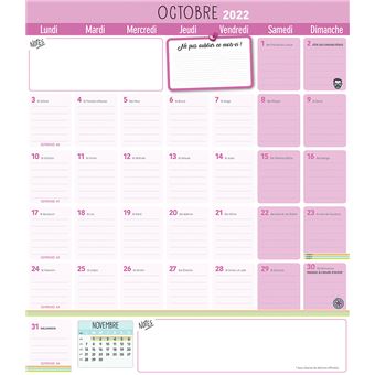 Frigobloc Mensuel 2023 - Calendrier d'organisation familiale / mois (de sept.  2022 à déc. 2023) - broché - Collectif - Achat Livre