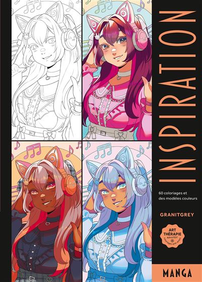 Inspiration - Manga - Granitgrey - Hachette Heroes - broché - Livre-jeu