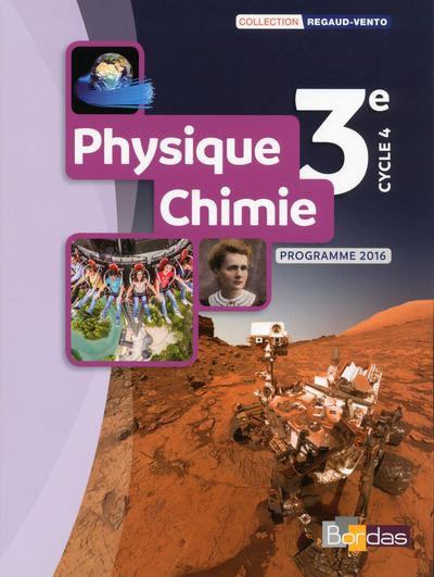 Physique chimie 3e, cycle 4 : programme 2016 - Image 3