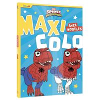 SPIDEY ET SES AMIS EXTRAORDINAIRES - Maxi Colo avec modèles - MARVEL