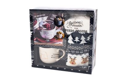 Bleu - Bien dans mes chaussettes - Boissons chaudes, pour pieds froids bleu - Emilie Murmure - I2c - Boîte ou accessoire - Jeux livres objets