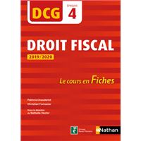 Droit fiscal 2019/2020 - DCG - Epreuve 4 - Le cours en Fiches - 2019