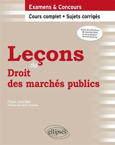Lecons de Droit des marches publics