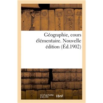 Géographie, cours élémentaire. Nouvelle édition - 1