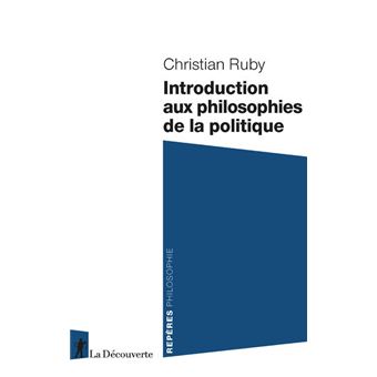 Introduction aux philosophies de la politique - 1