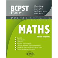 Mathématiques BCPST-1 programme 2013