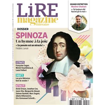 Lire magazine Littéraire n°513 : Spinoza, l'art de la joie - novembre 2022 - 1