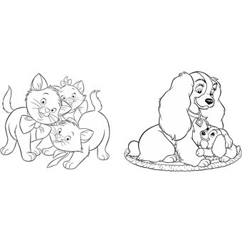 DISNEY - DISNEY - 15 Minutes par Coloriage - Bébés chiens et chats - Walt  Disney - broché, Livre tous les livres à la Fnac