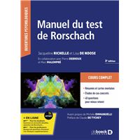 Manuel du test de Rorschach
