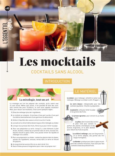 Les mocktails