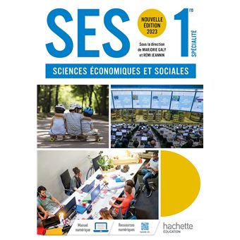 Sciences économiques et sociales 1re spécialité - Livre élève - 1