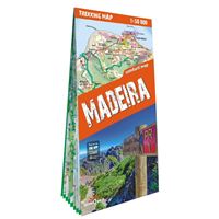 Madère 1/50.000 (carte grand format laminée, trekking tQ). Madeira