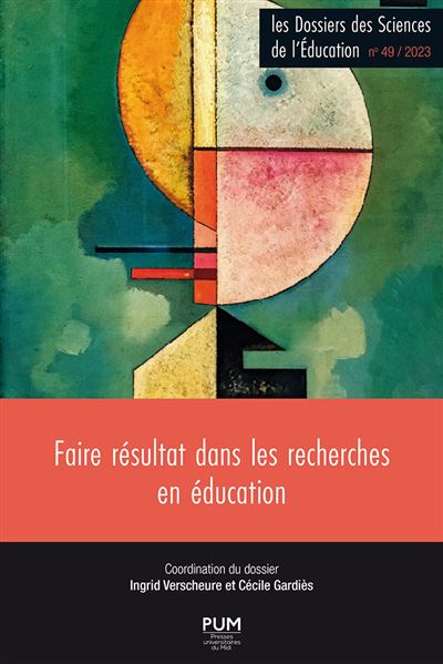 Faire résultat dans les recherches en éducation - Ingrid Verscheure - broché