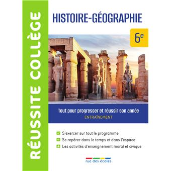 Réussite collège histoire-géographie 6e