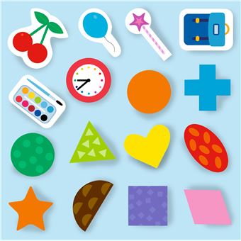 Formes et couleurs 200 gommettes 3-4 ans