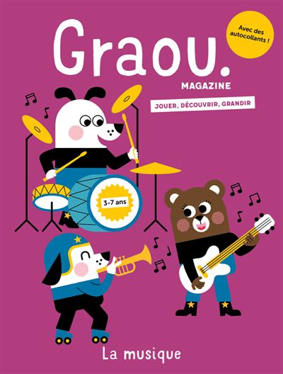Magazine Graou n° 40 La musique - Fev/mars 2024 - Eva Offred