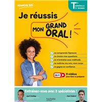 Je réussis mon Grand Oral Bac 2025 Tles générale et technologiques
