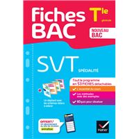 Fiches bac - SVT Tle (spécialité) - Bac 2026