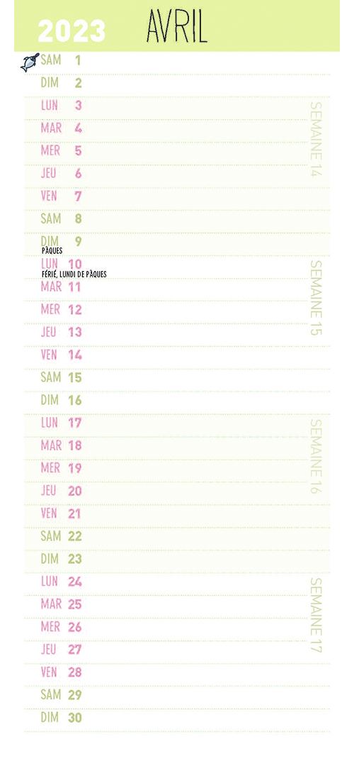 Mini Frigobloc Mensuel 2023 - Calendrier d'organisation familiale / mois (de  sept. 2022 à août 2023) Le calendrier maxi-aimanté pour se simplifer la vie  ! - broché - Collectif - Achat Livre