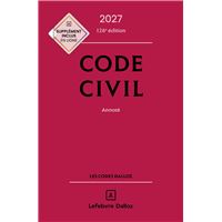 Code civil 2027, annoté