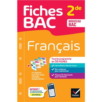 Fiches bac - Français 2de