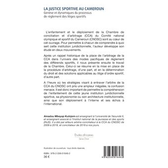 La justice sportive au Cameroun