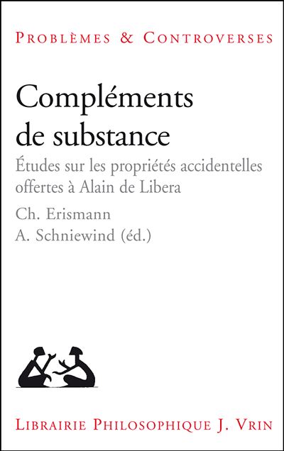 Vrin Compléments De Substance - Christophe Erismann - Broché