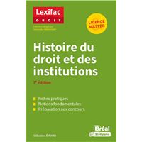 Histoire du droit et des institutions