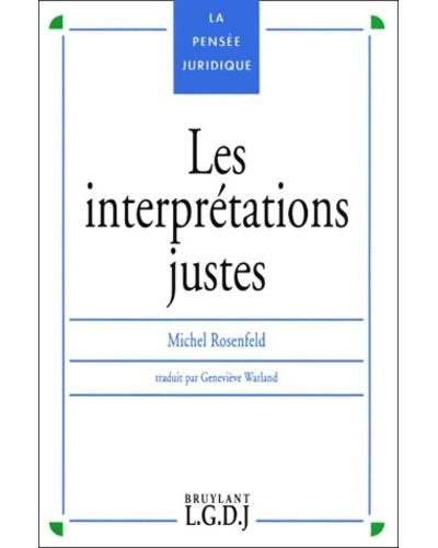 Les interprétations juste