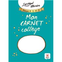 Mon Carnet De Lecteur - Français - 2ème/1ère - Mets Tes Lectures En Fiches  Et Réussi à Prix Carrefour