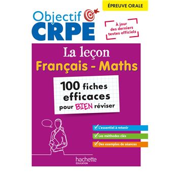 Objectif CRPE 2026 - épreuve orale de leçon - français et maths - 100 fiches pour bien réviser - broché - Erik Kermorvant, Joseph Sansonetti, Laurence Breton - Achat Livre ou ebook | fnac