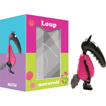 Figurine PVC Louve/loup D'Orianne Lallemand - Jouet Jeunesse Non Articulé, Occasion
