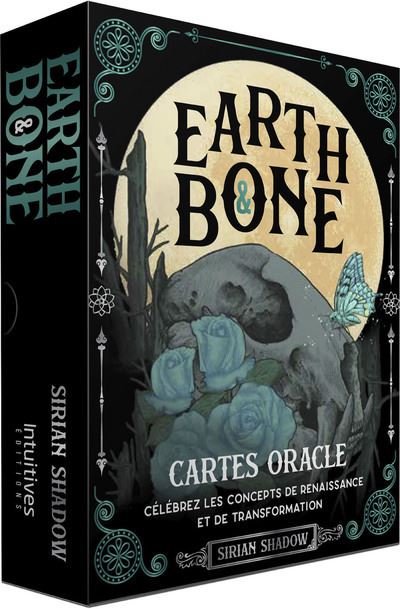 Coffret Earth and Bone - cartes oracle 42 cartes - Sirian Shadow - Intuitives - Boîte ou accessoire - Jeux livres objets