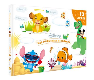 DISNEY BABY - Coffret - Mes Premières Histoires - Les 12 livres de tes héros - Collectif - Hachette Disney - Coffret - Album jeunesse