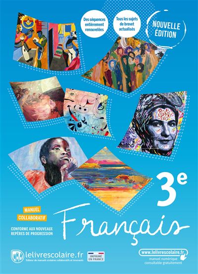 Français 3e, Manuel Papier Edition 2021 - Broché - Lelivrescolaire.fr ...