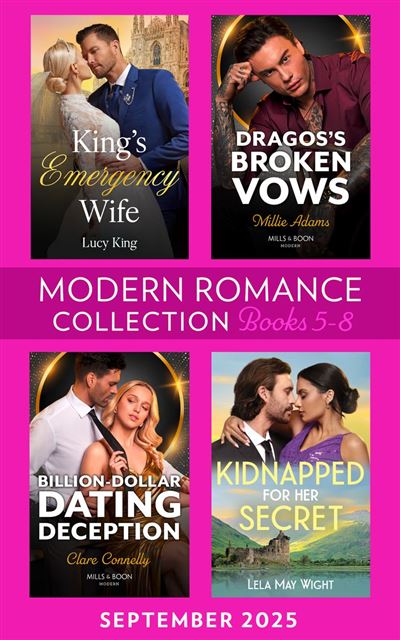 Modern Romance September 2025 Books 5-8 King's Emergency