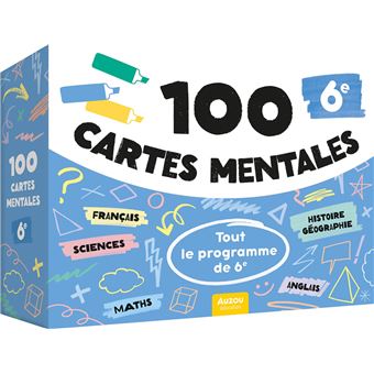 100 cartes mentales - tout le programme de 6e