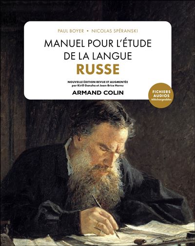 Manuel pour l'étude de la langue russe 30 textes de Léon Tolstoï - Paul Boyer - Armand Colin - broché - Méthode de langue