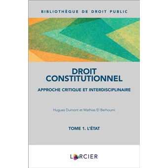 Droit Constitutionnel Approche Critique Et Interdisciplinaire - Broché ...