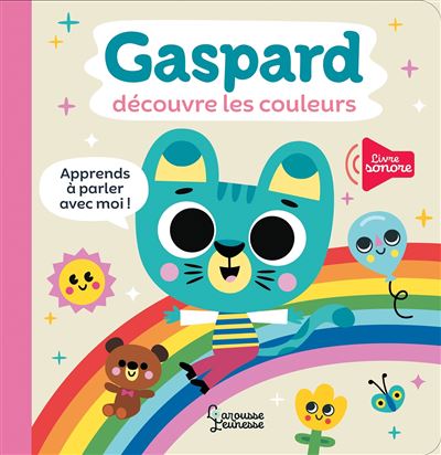 Gaspard découvre les couleurs - Tiago Americo - Larousse - cartonné - Document jeunesse