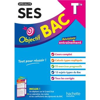 Objectif BAC Tle spécialité SES BAC 2026 - 1