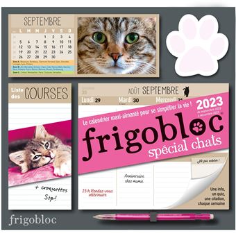 Frigobloc Hebdomadaire - Calendrier d'organisation familiale (de