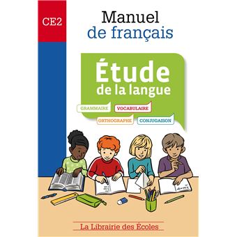 Manuel de français - Etude de la langue CE2 - 1