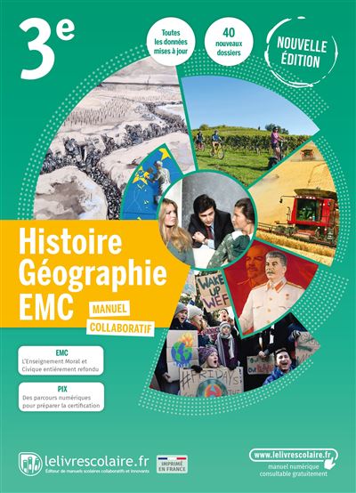 Histoire Géographie 3e, manuel élève