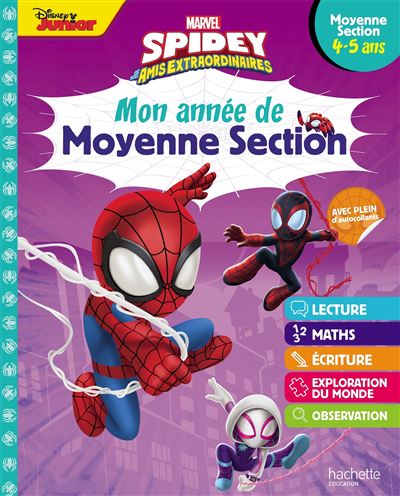 Fnac.com : Retrait 1h en magasin gratuit & livraison gratuite à domicile à partir de 35€ d'achat de livre. Disney - Marvel - Spidey et ses amis extraordinaires - Mon année de Moyenne Section (4-5 ans) - Scolaire / Universitaire. Découvrez des nouveautés, des coups de cœur, des avis d'internautes, …